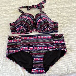 Swimsuits for all swim sexy plus size bikini‎ tummy control top 18 bottom 16
